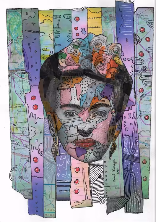 Portrait of Frida # 23