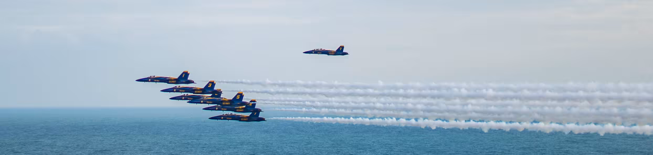 Blue Angels Buzzing the Beach