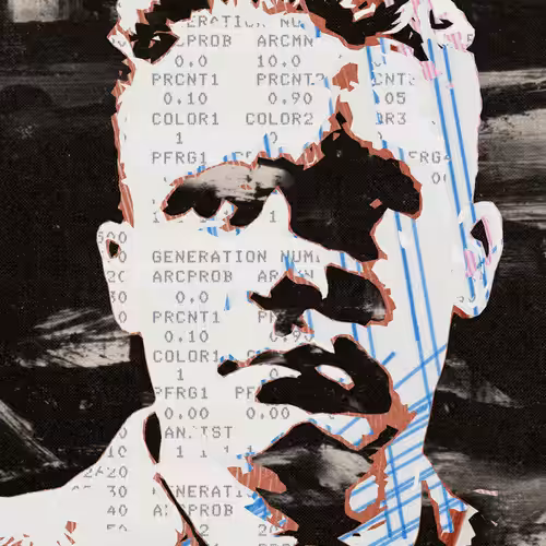 THE GENERATIVE PORTRAIT COLLECTION OF ROBERT MALLARY: Generative Portrait of Robert Mallary #148