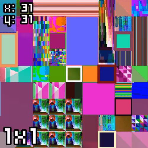 GLIXITIES: XITY #25 - x:31 y:31 - 1x1