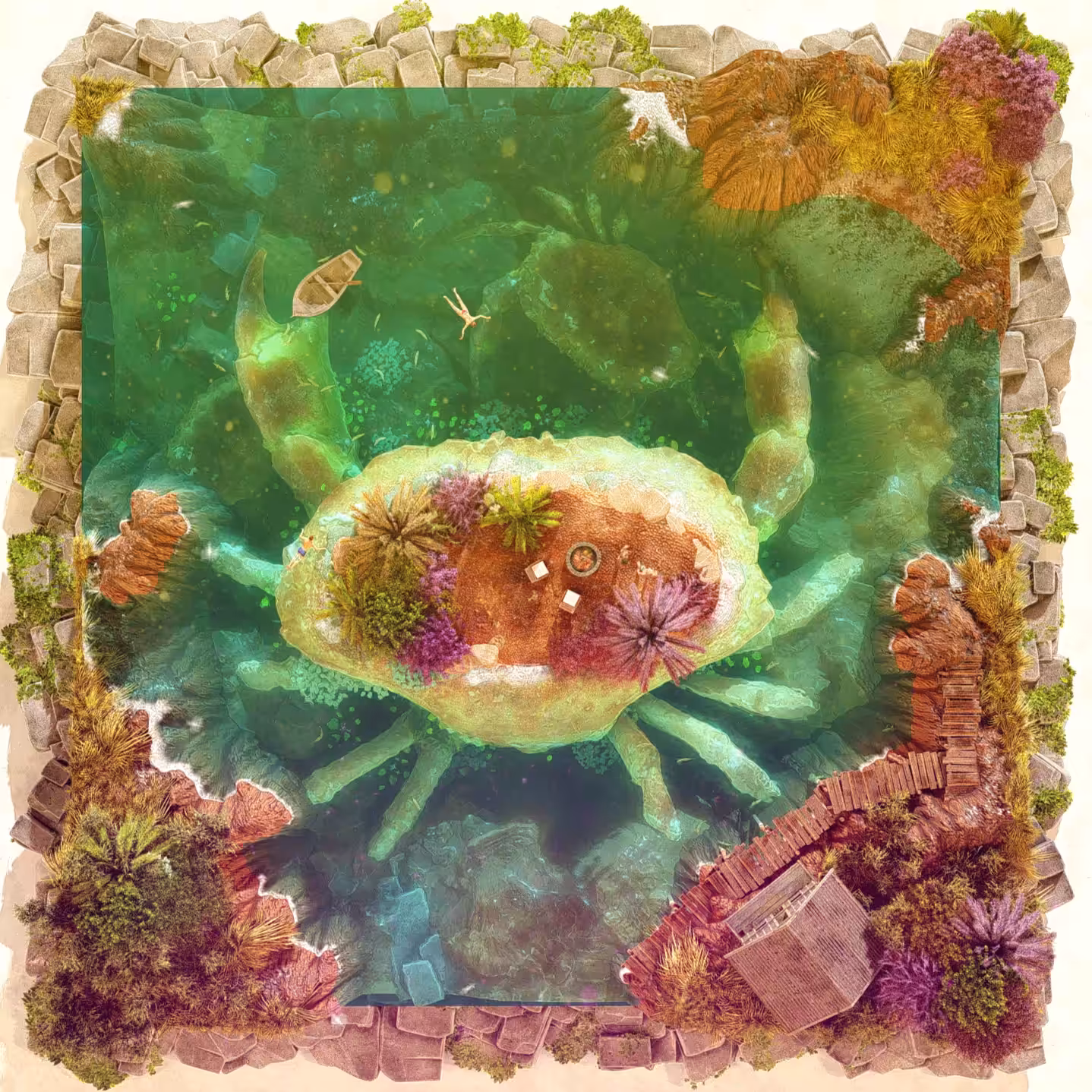 Frame of Life #10 - Shellfish Island