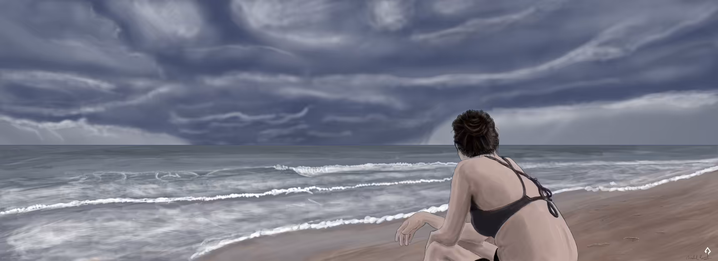 By the sea