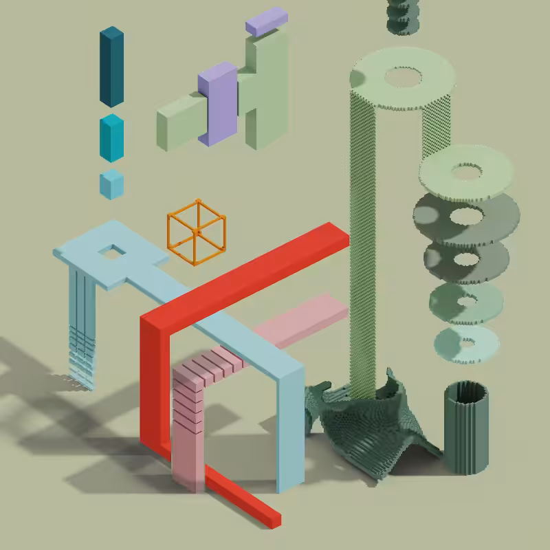 Cube colorful #23