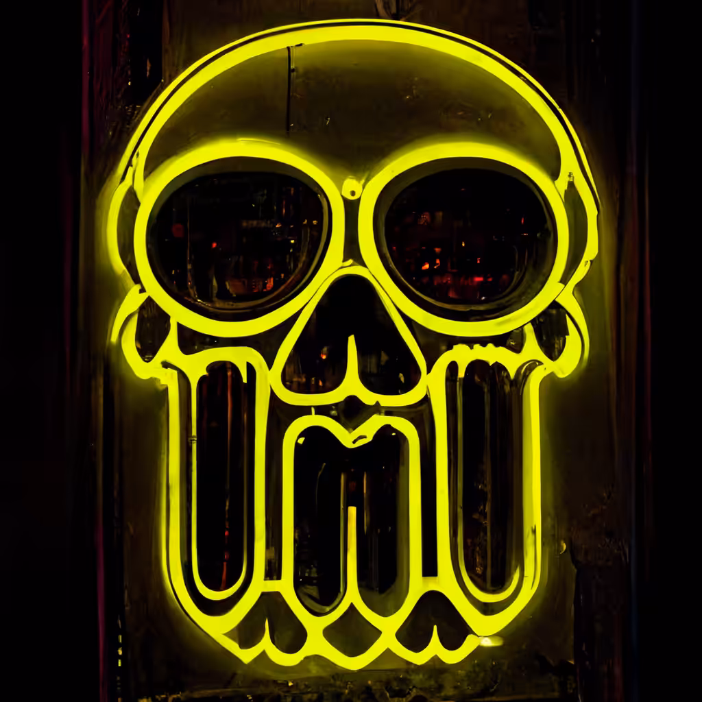 Neon Skull 42