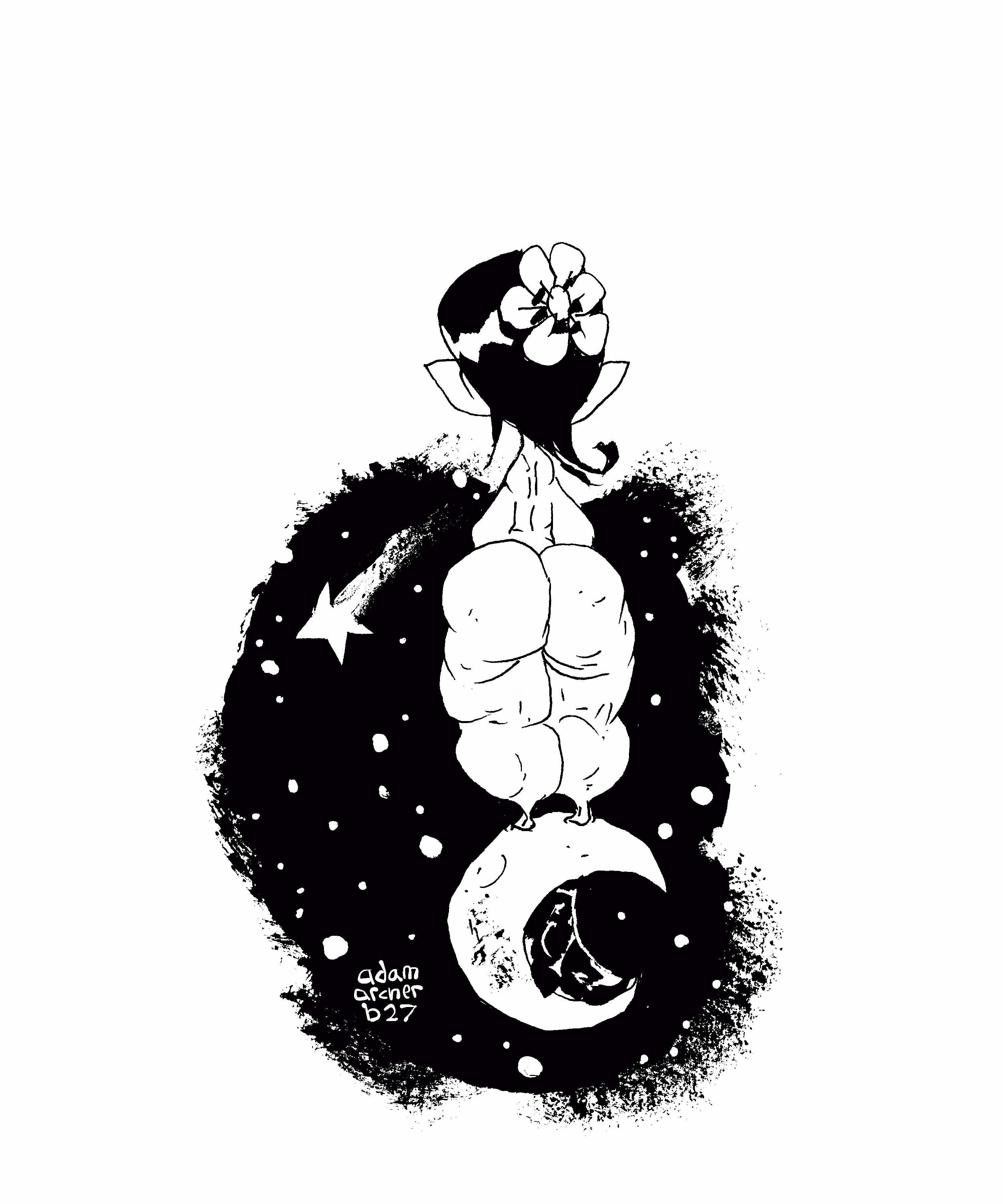 adam archer's doodles: black series 027