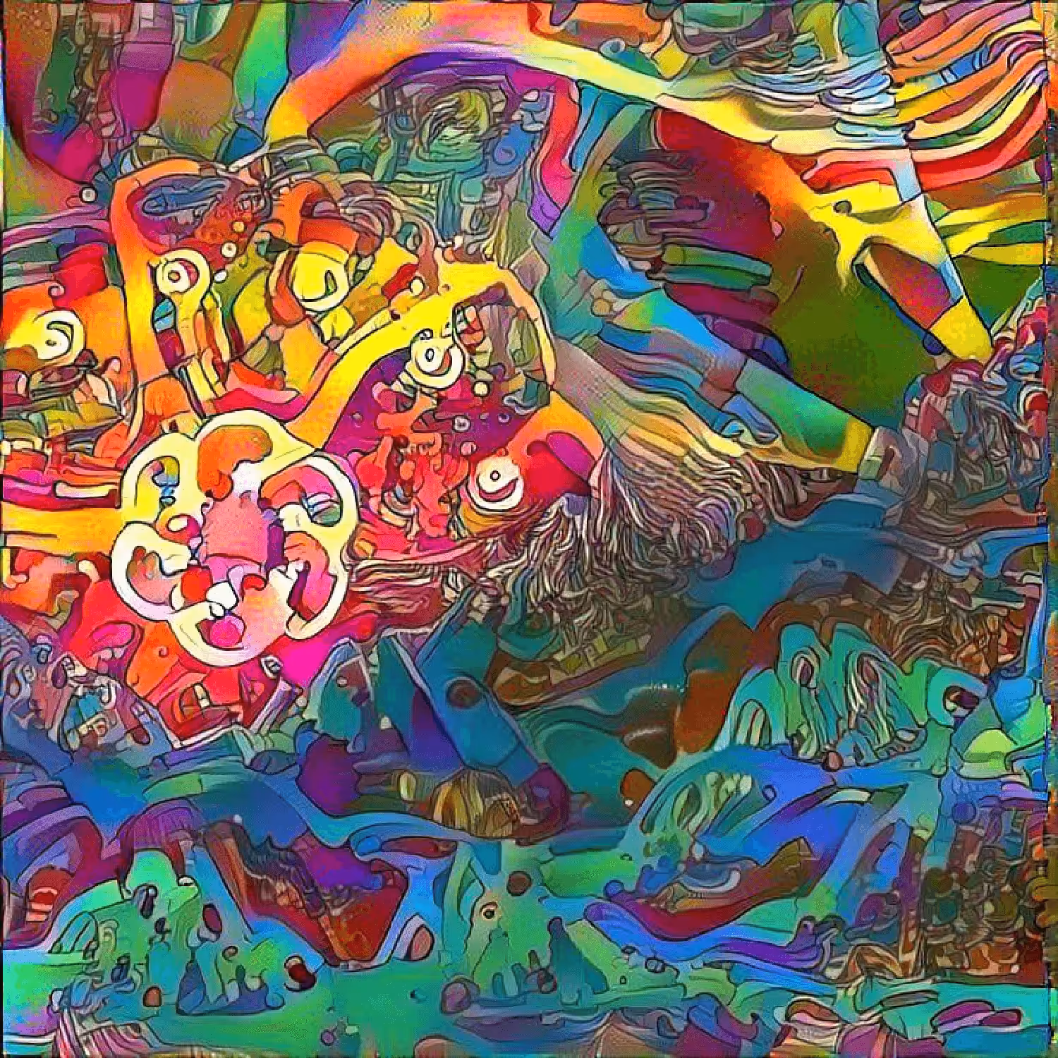 Sacred7 x Freeman Fly x A.I. Collab. #001 (Ultra Rare A.I. "Liquid Sky" Remix)