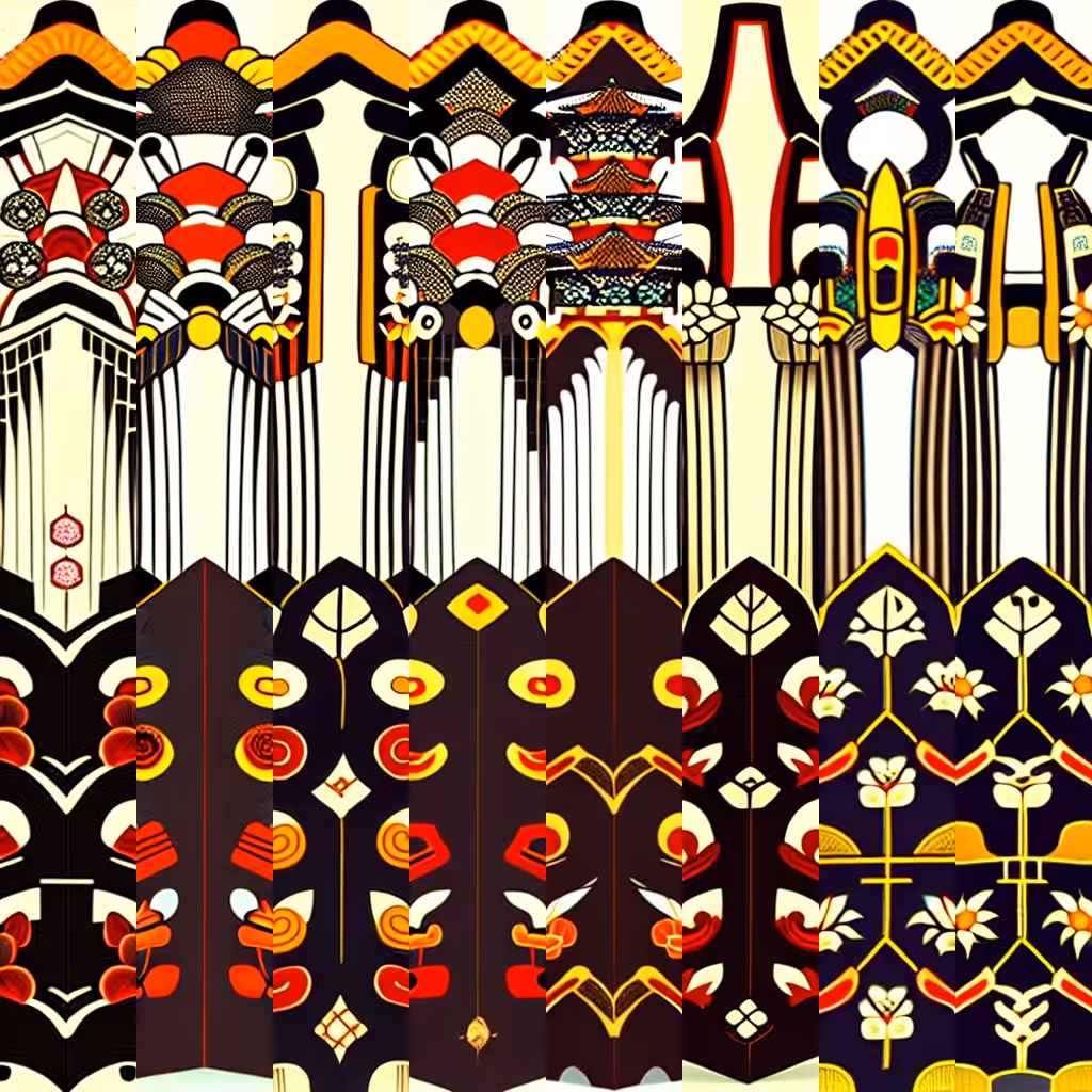 AI Japanese Traditional Texture #4