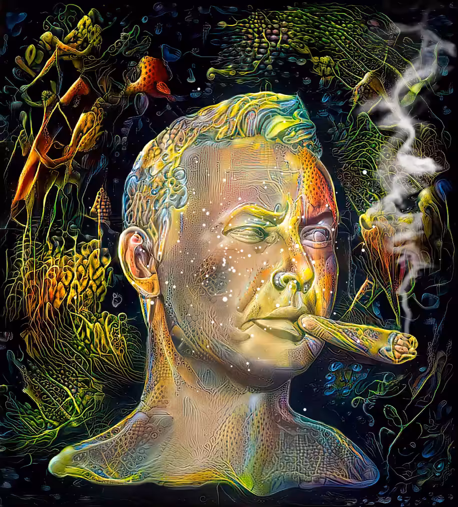 Elon Musk. Smoke