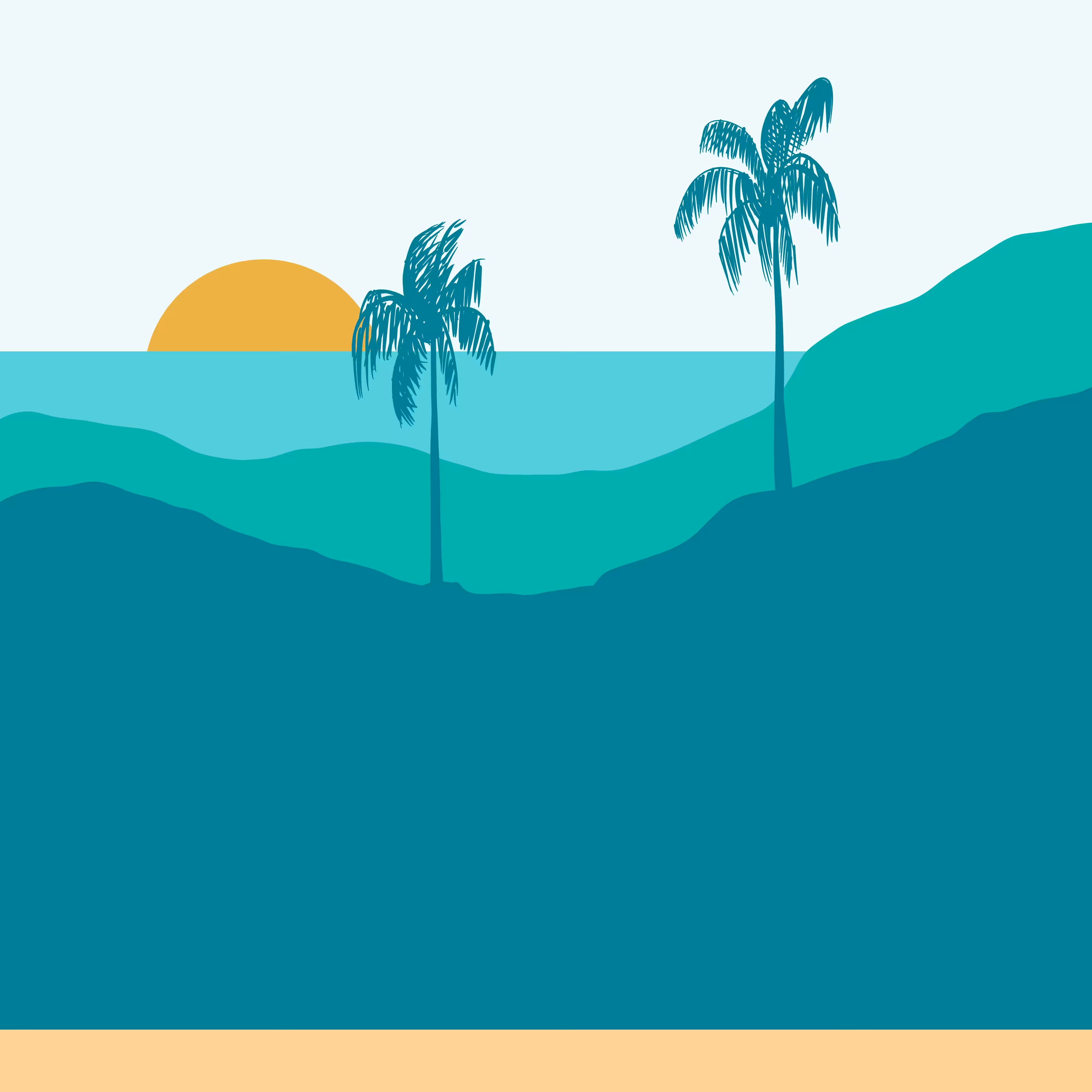 2 Coconut Trees