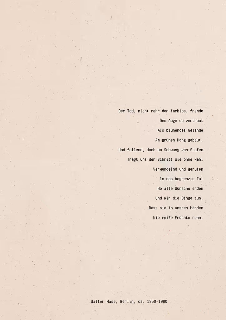 Did You Know That I Can Breathe Underwater - Walter Hase Poem 12