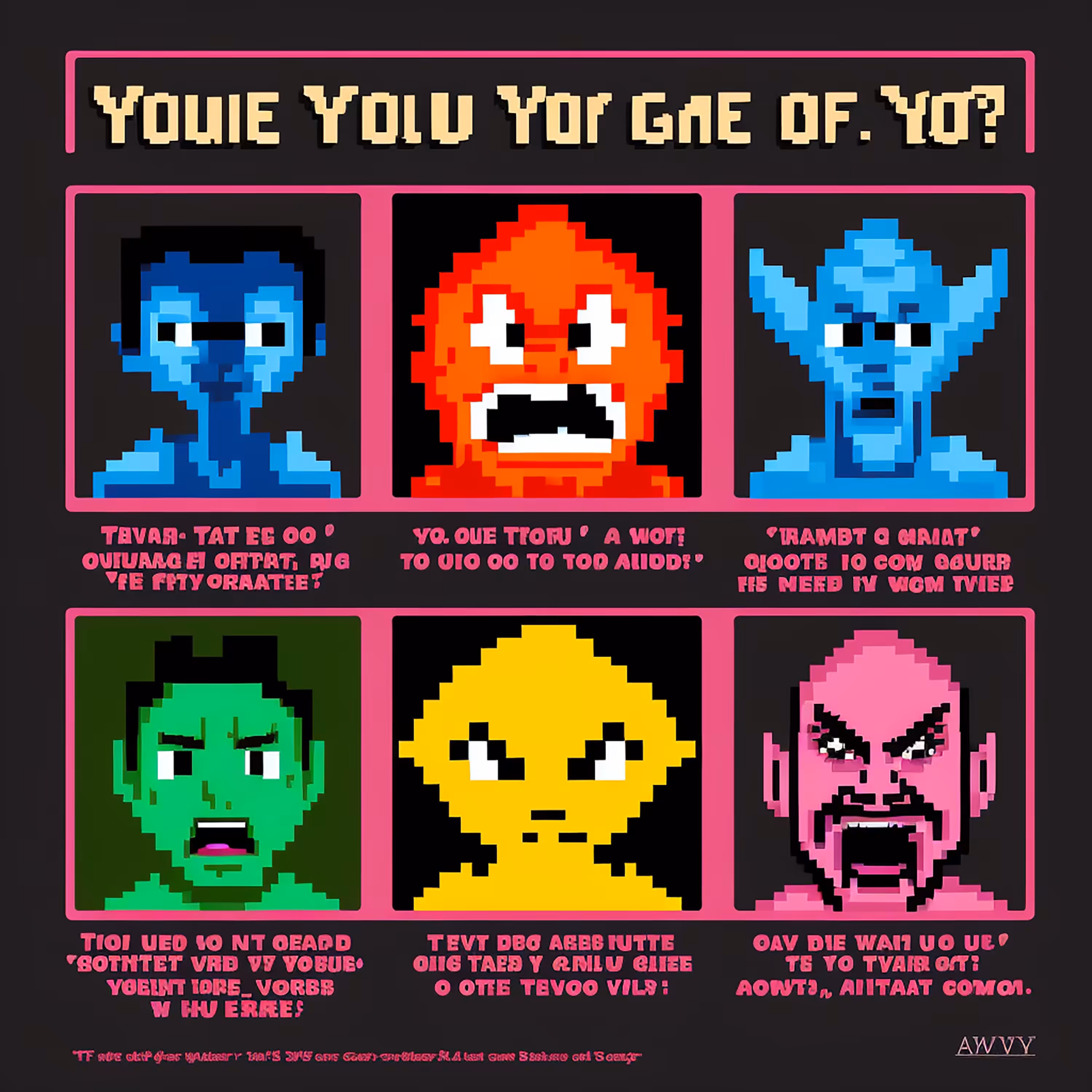 Pixel Game Posters #66