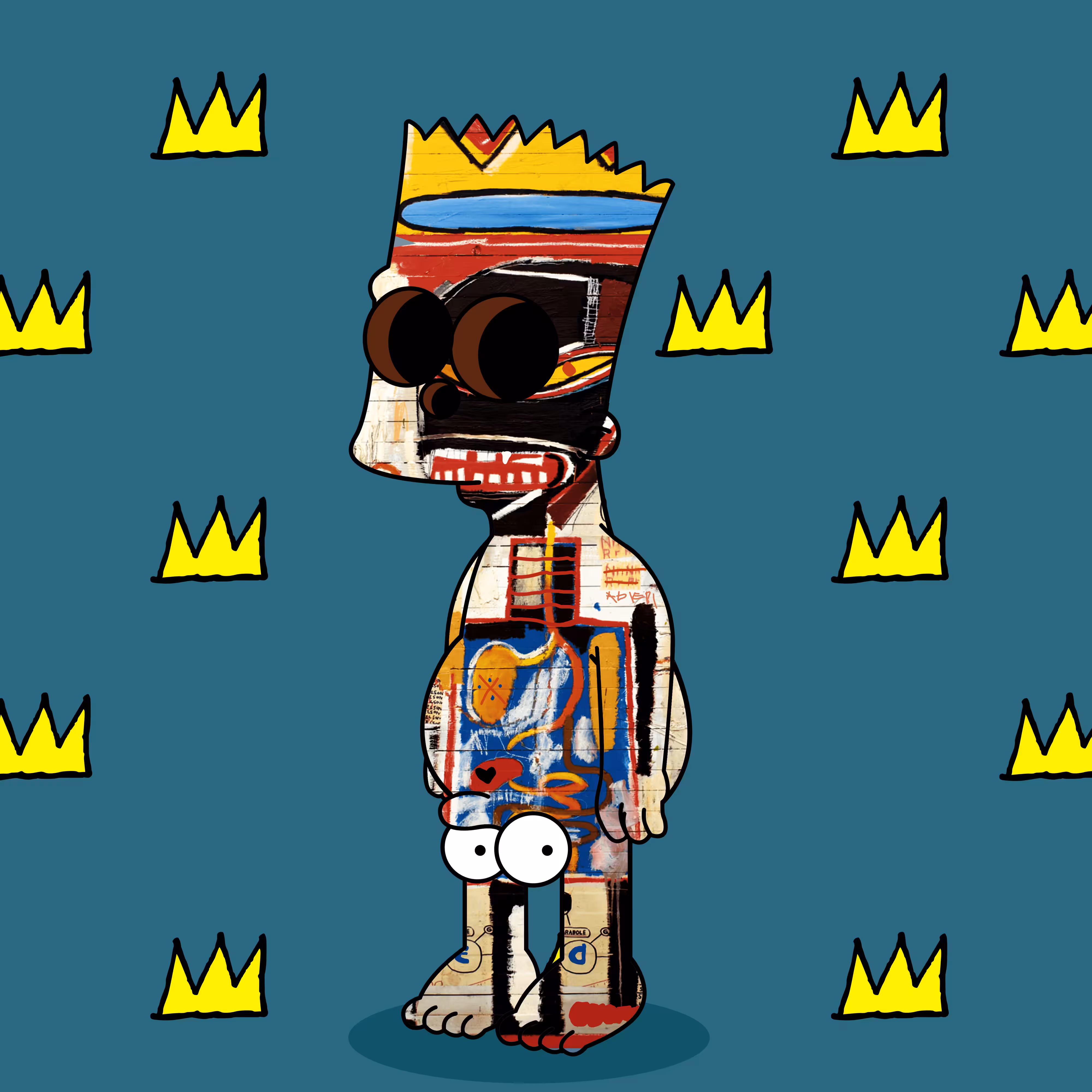 Ballsquiat painting #142