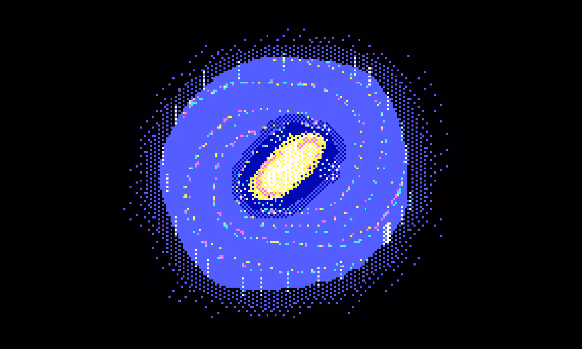 Planet Pixel Milky Way Galaxy