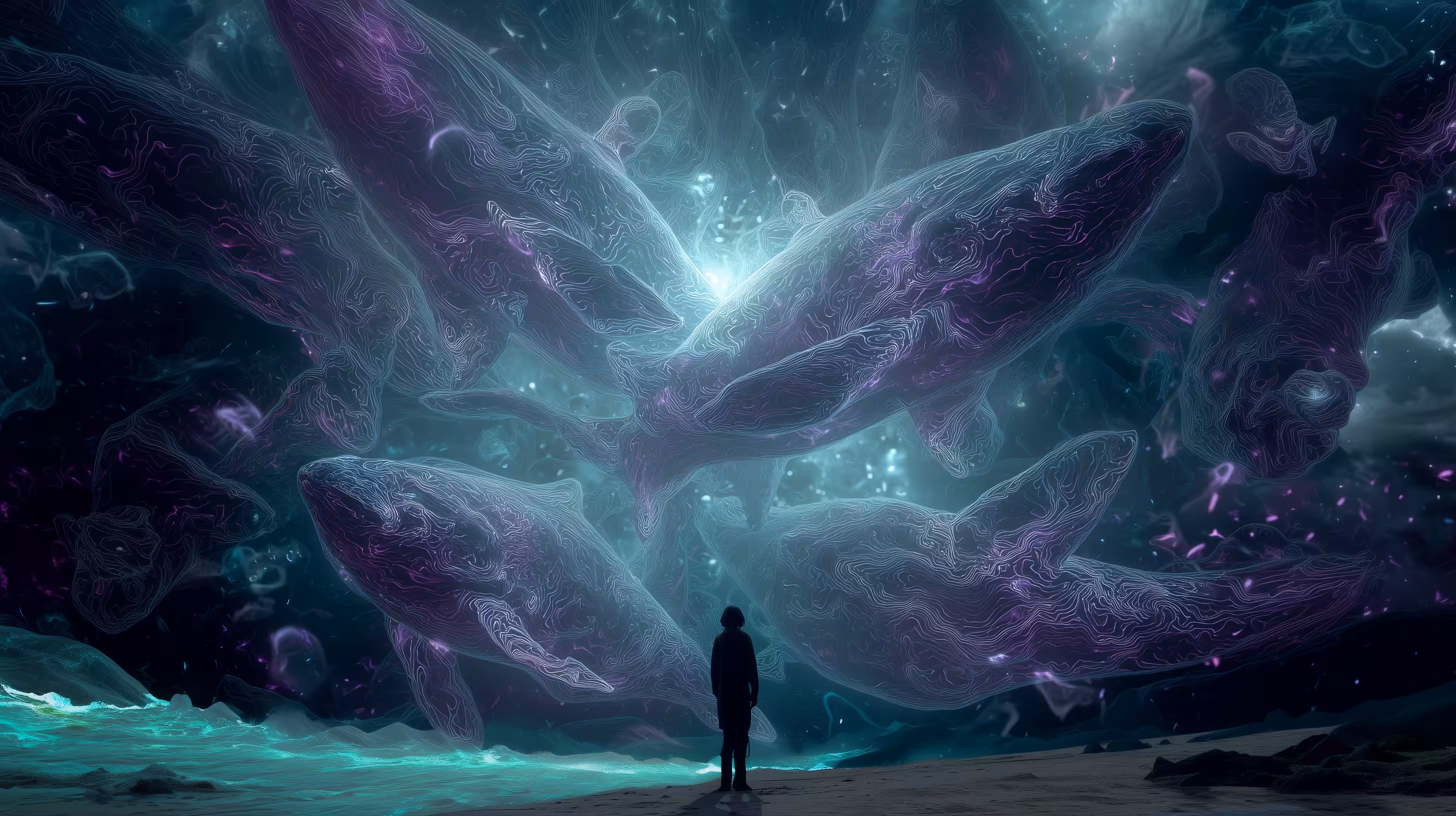 Lucid Terra: Echoes of the Cosmic Tide