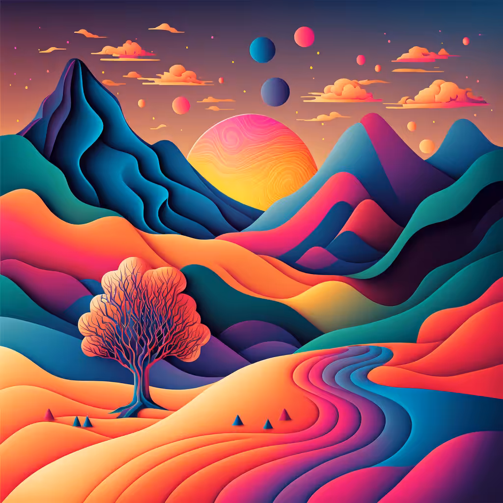 Psychedelic Landscape #53