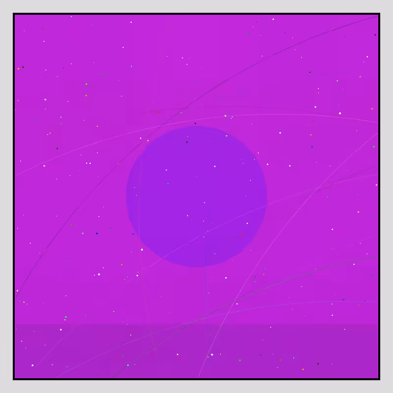 Color Field Starry B #103