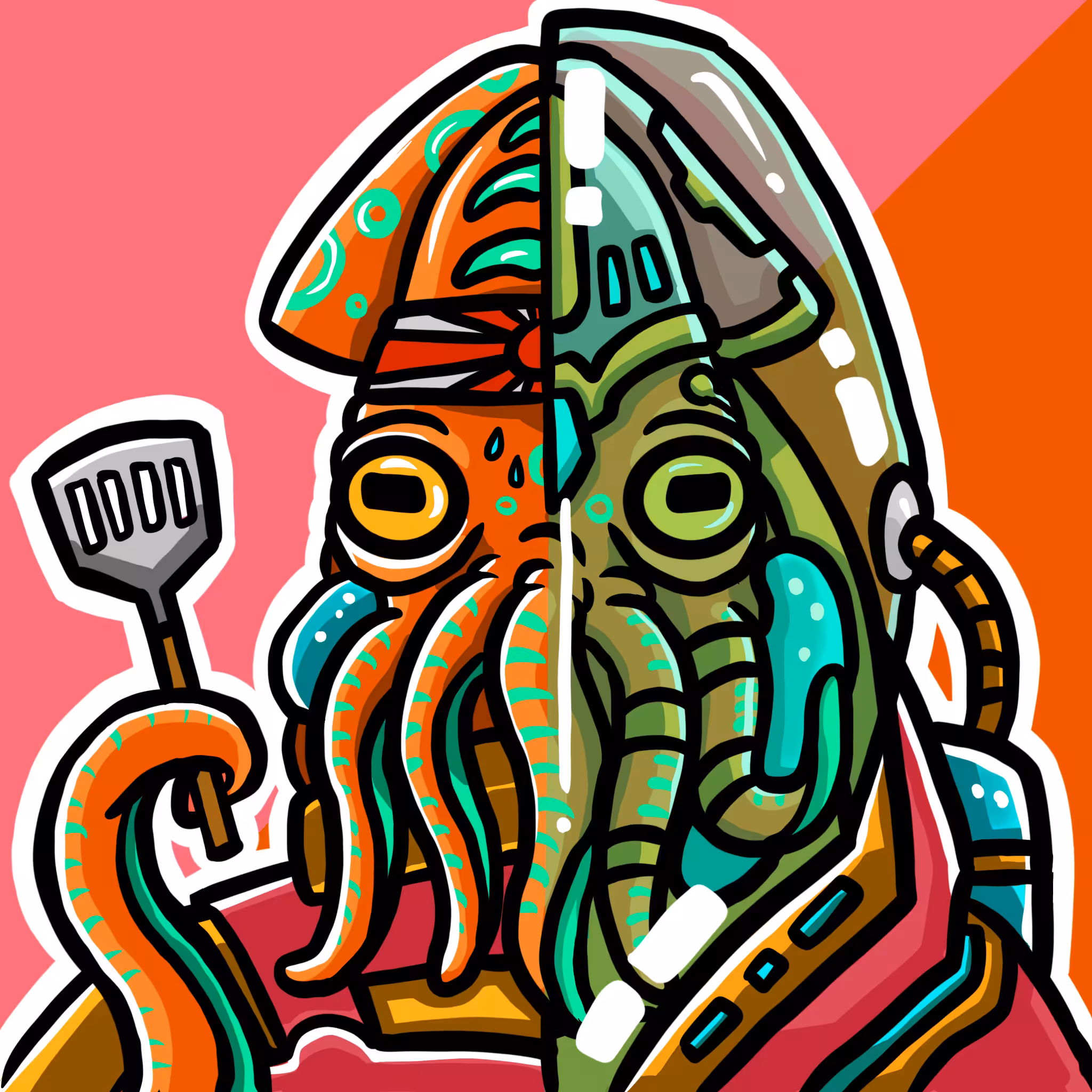 Mirror Zoo: Squid / chef (epic)