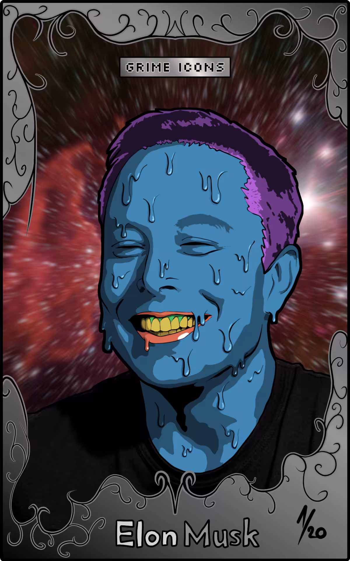 Elon Musk - Grime Icons
