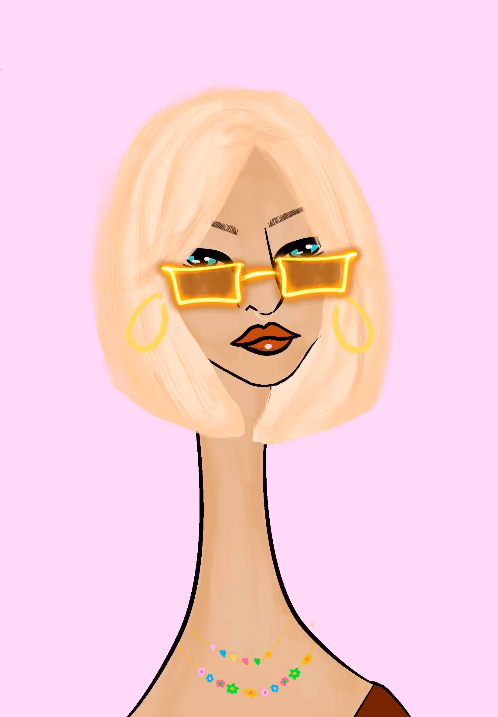 Long Neckie Lady #288