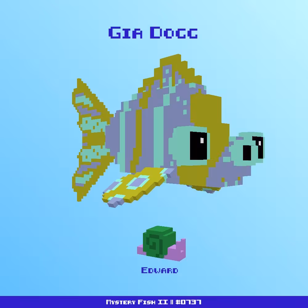 Gia Dogg :: Mystery Fish 0737/1000 