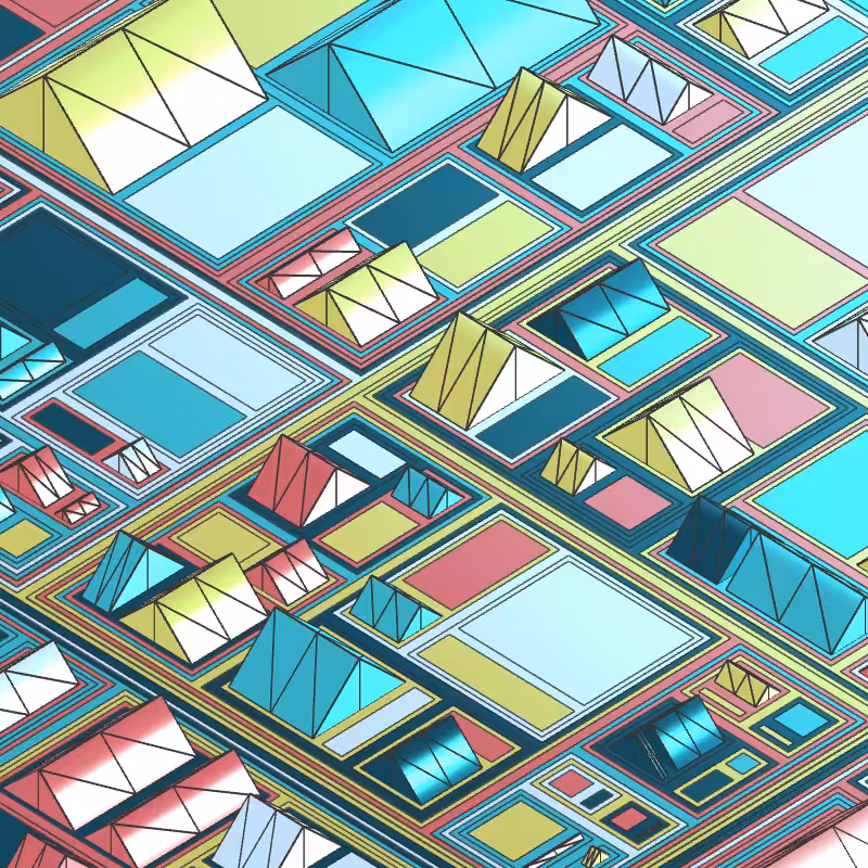 Geometric city #22