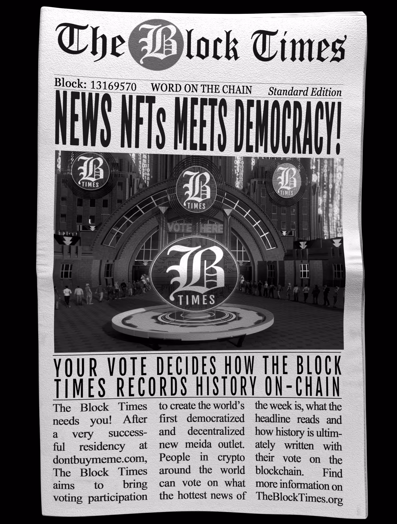 News NFTs Meets Democracy! | Standard