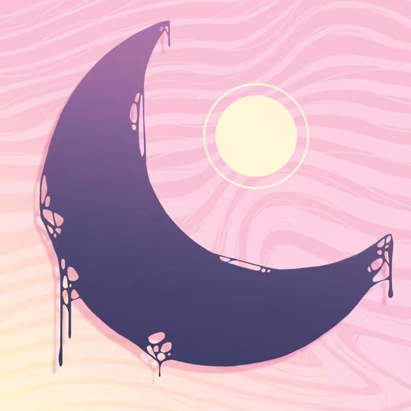Moon #4 Dark Liquid