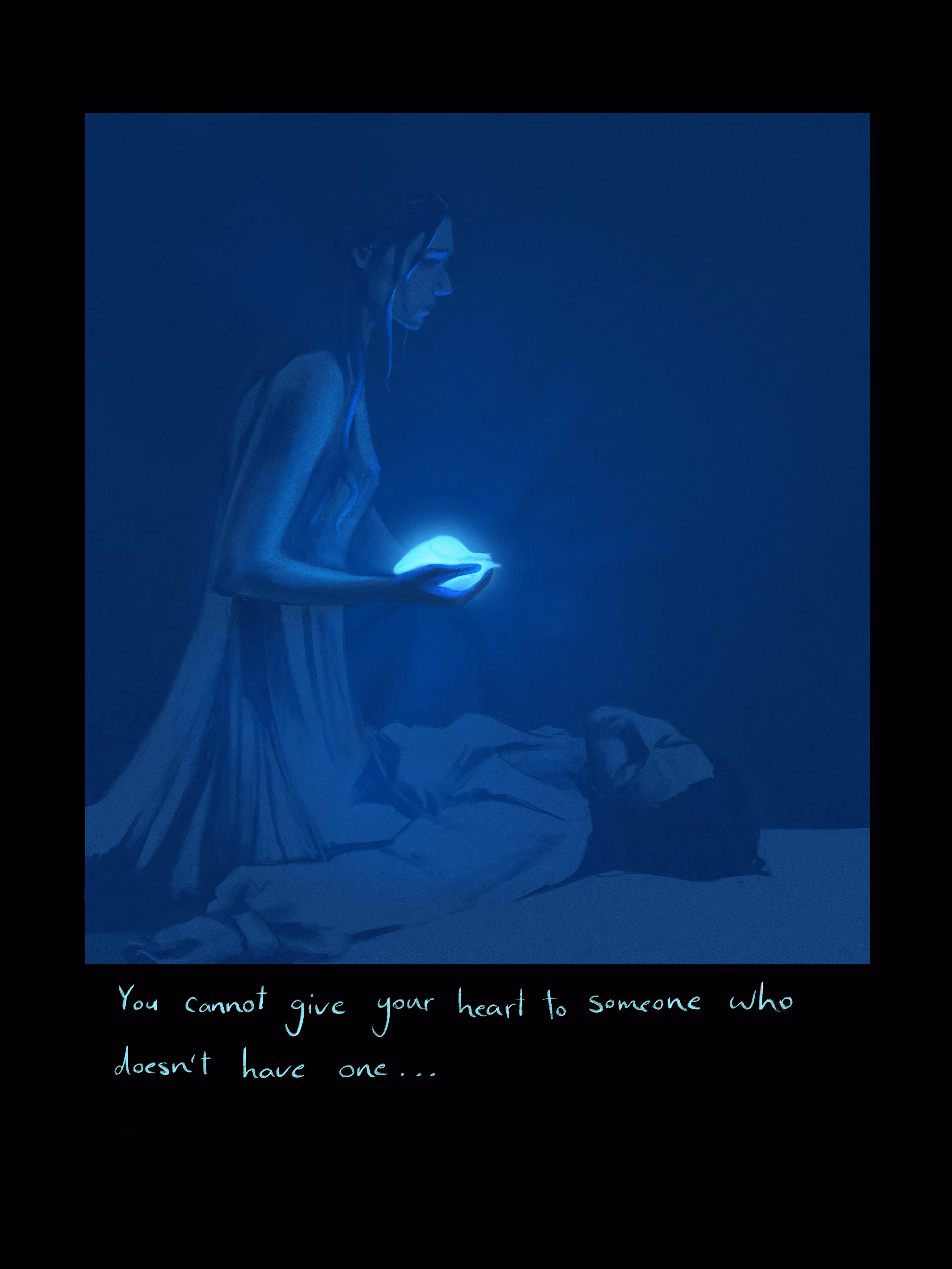 You can not give your heart to someone who doesn't have one...