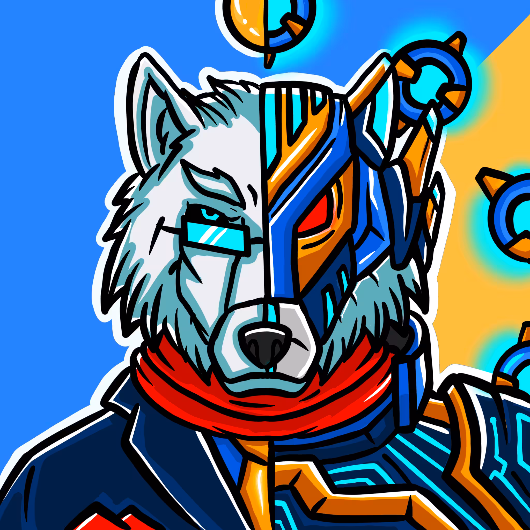 Mirror Zoo: Wolf / Super Hero (rare)