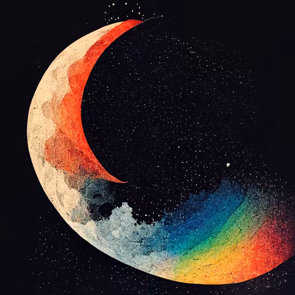 Colorful Moon