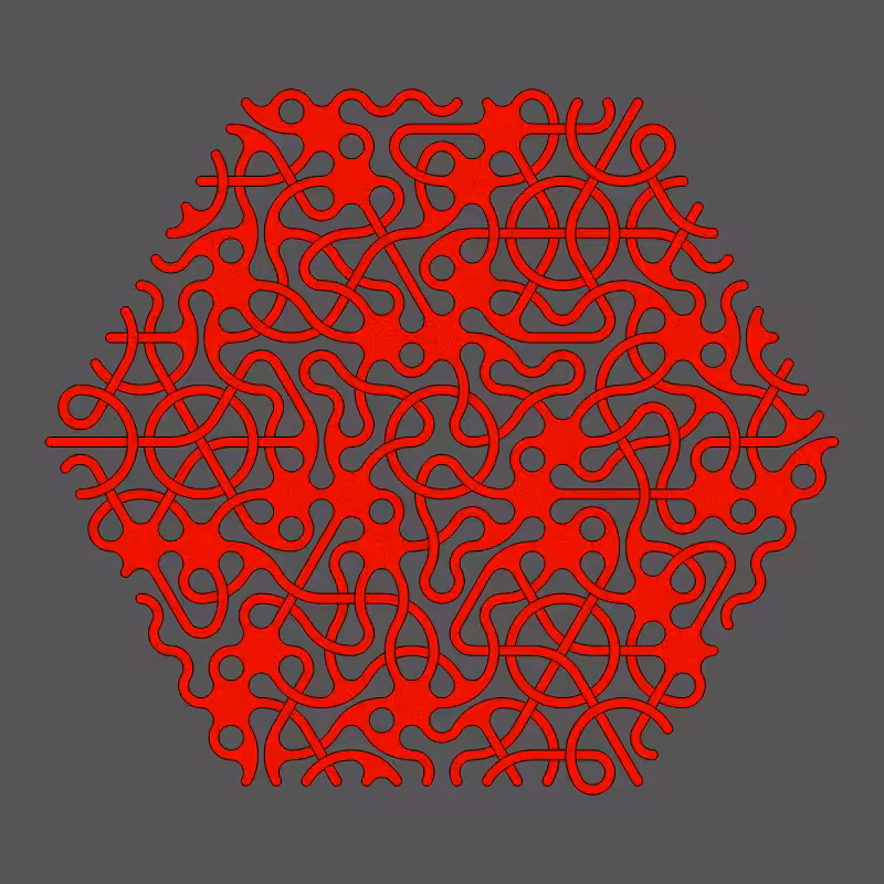 Threefold Symmetry - Dark Variations #96