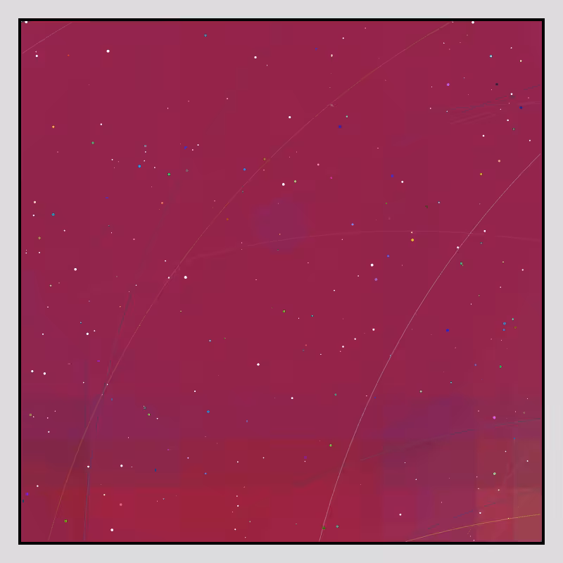 Color Field Starry B #25