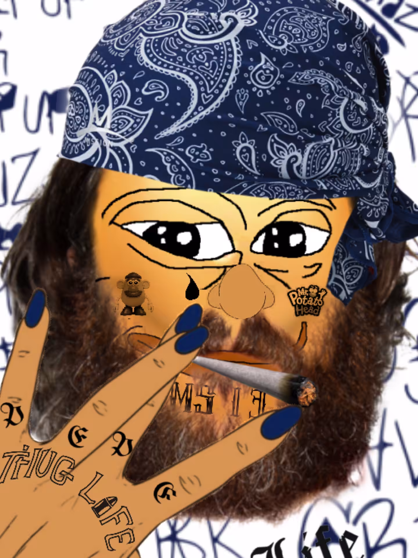Mr. Potato Pepe Joins A Gang