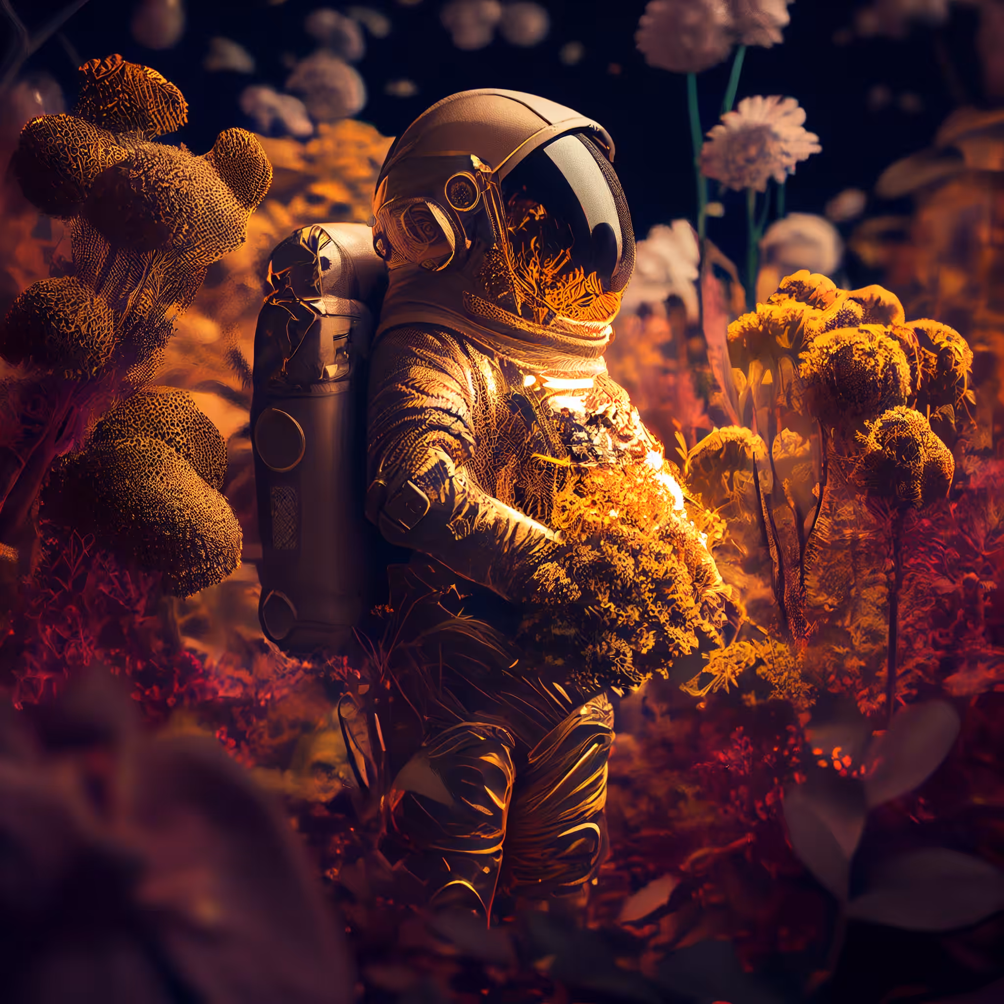 FIELDS OF GOLD IN SPACE