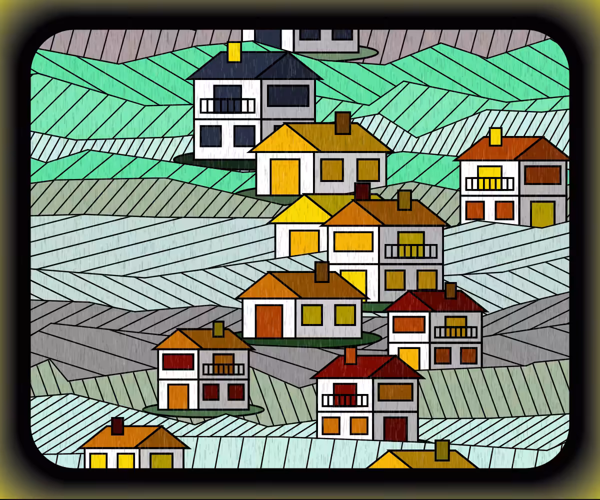 Rainy village #3