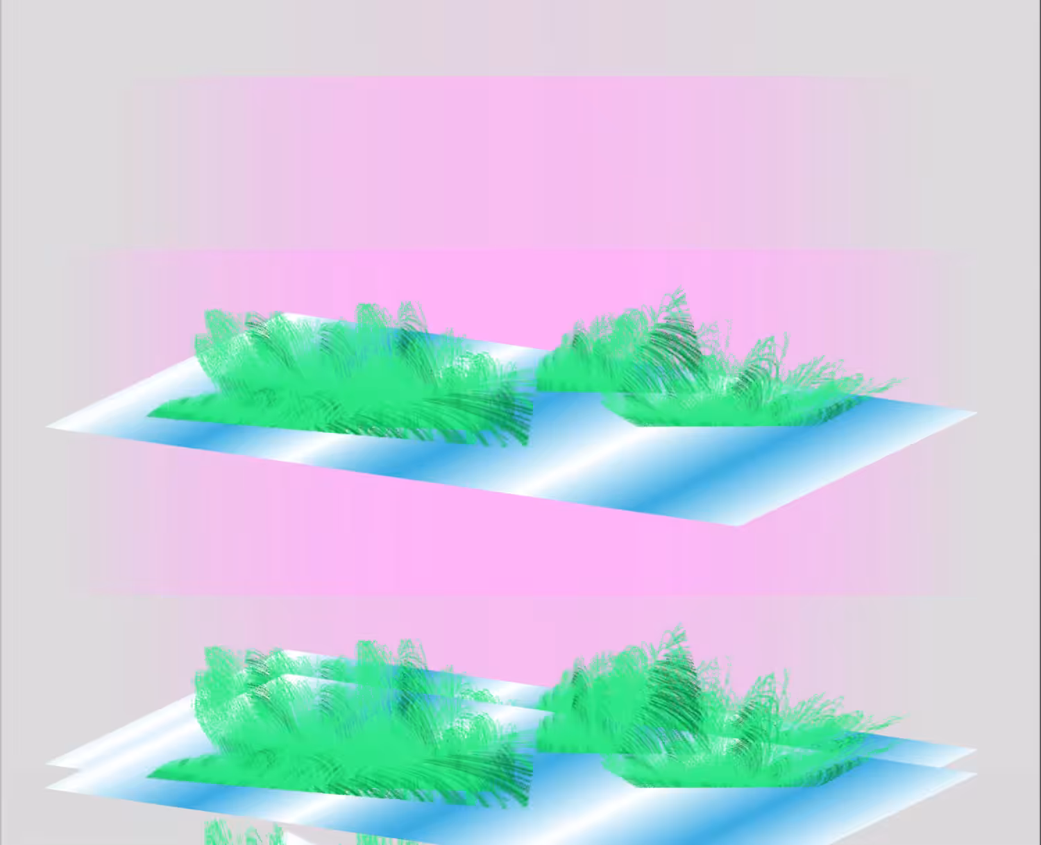 layered water