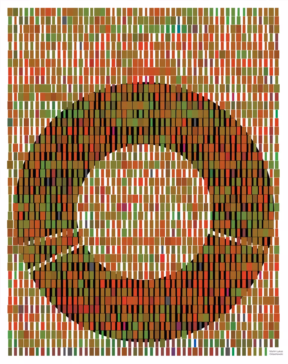 Seed Phrase Words Visualization RGBCVS White Edition