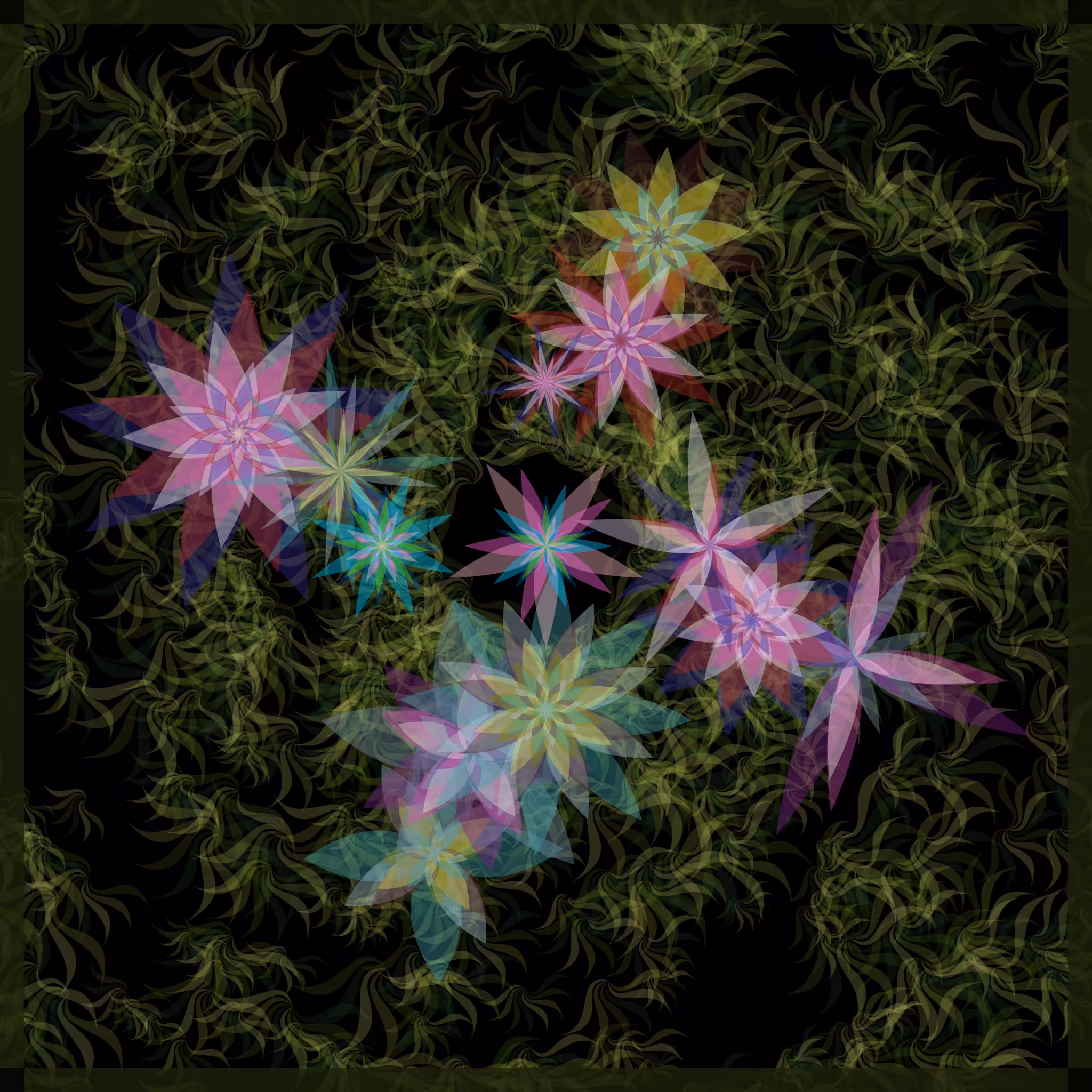 Bezier Garden #122