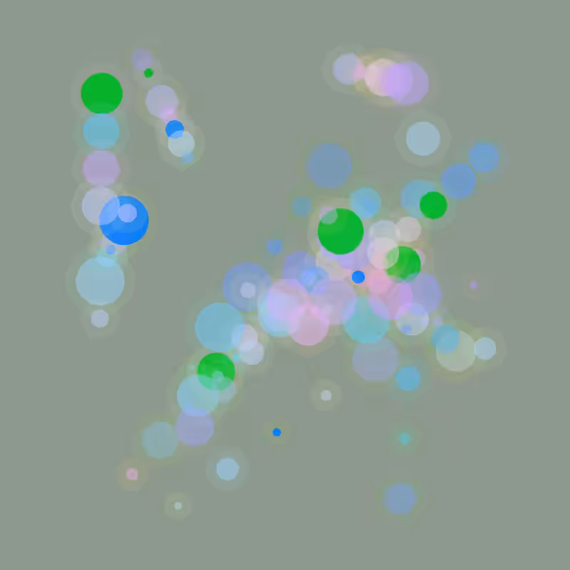 Transient Abstract Bubble Machine #18