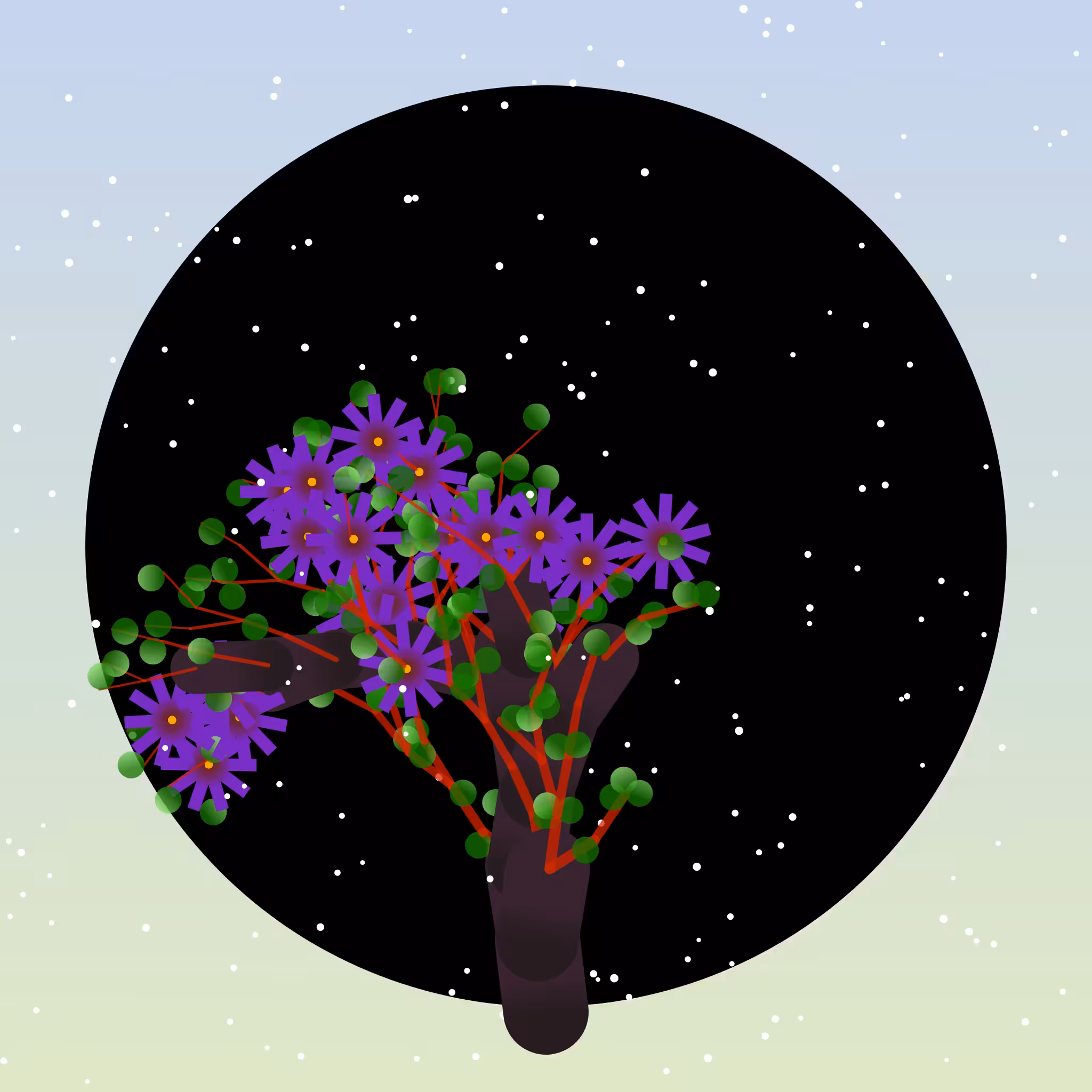 Some generative winter trees #26