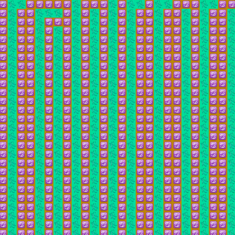 Elementary Cellular Emoji Automata #390