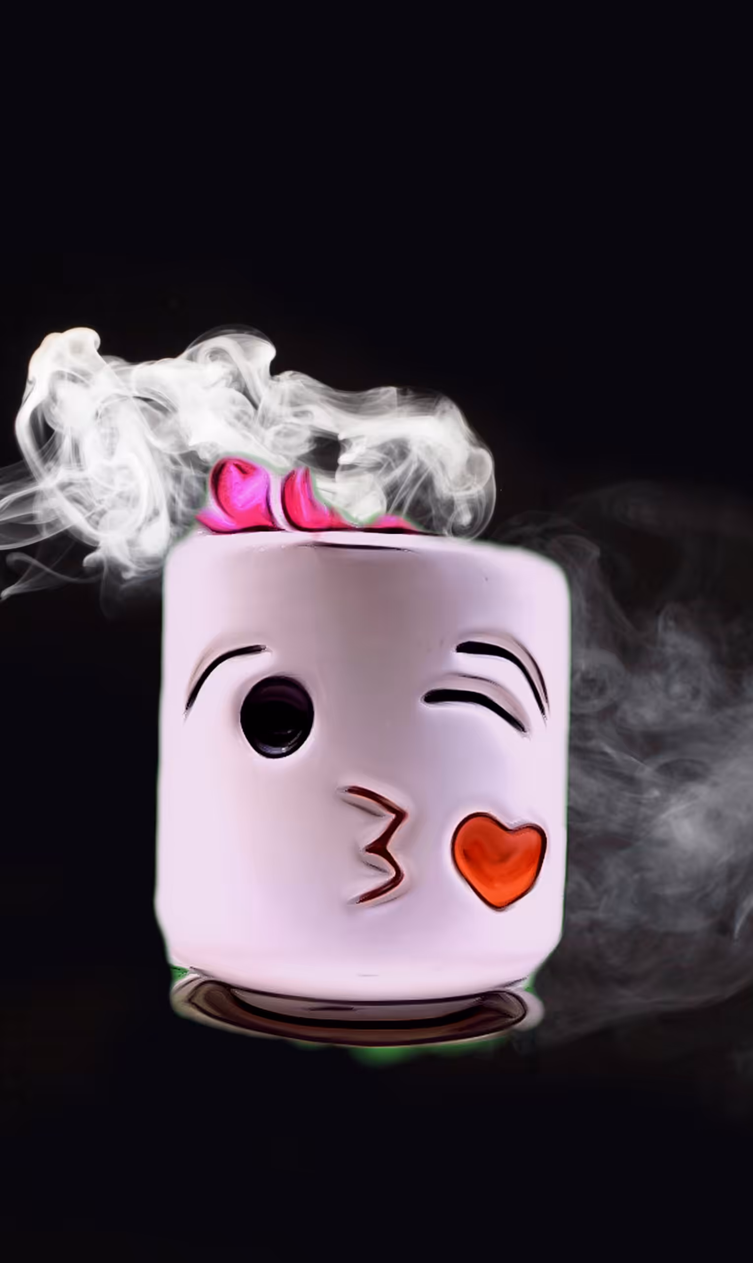 Smoked vase