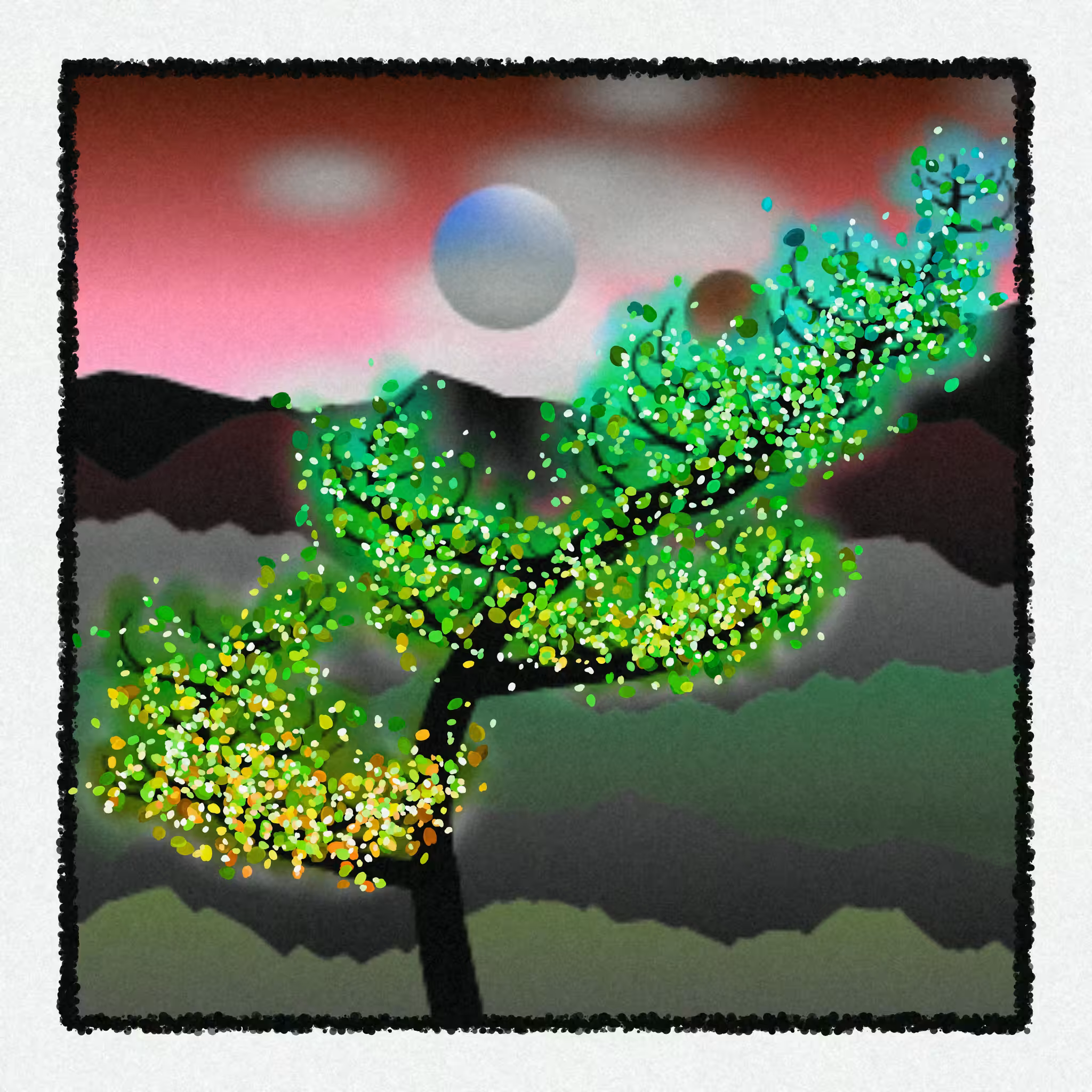 Dithered Branches #234