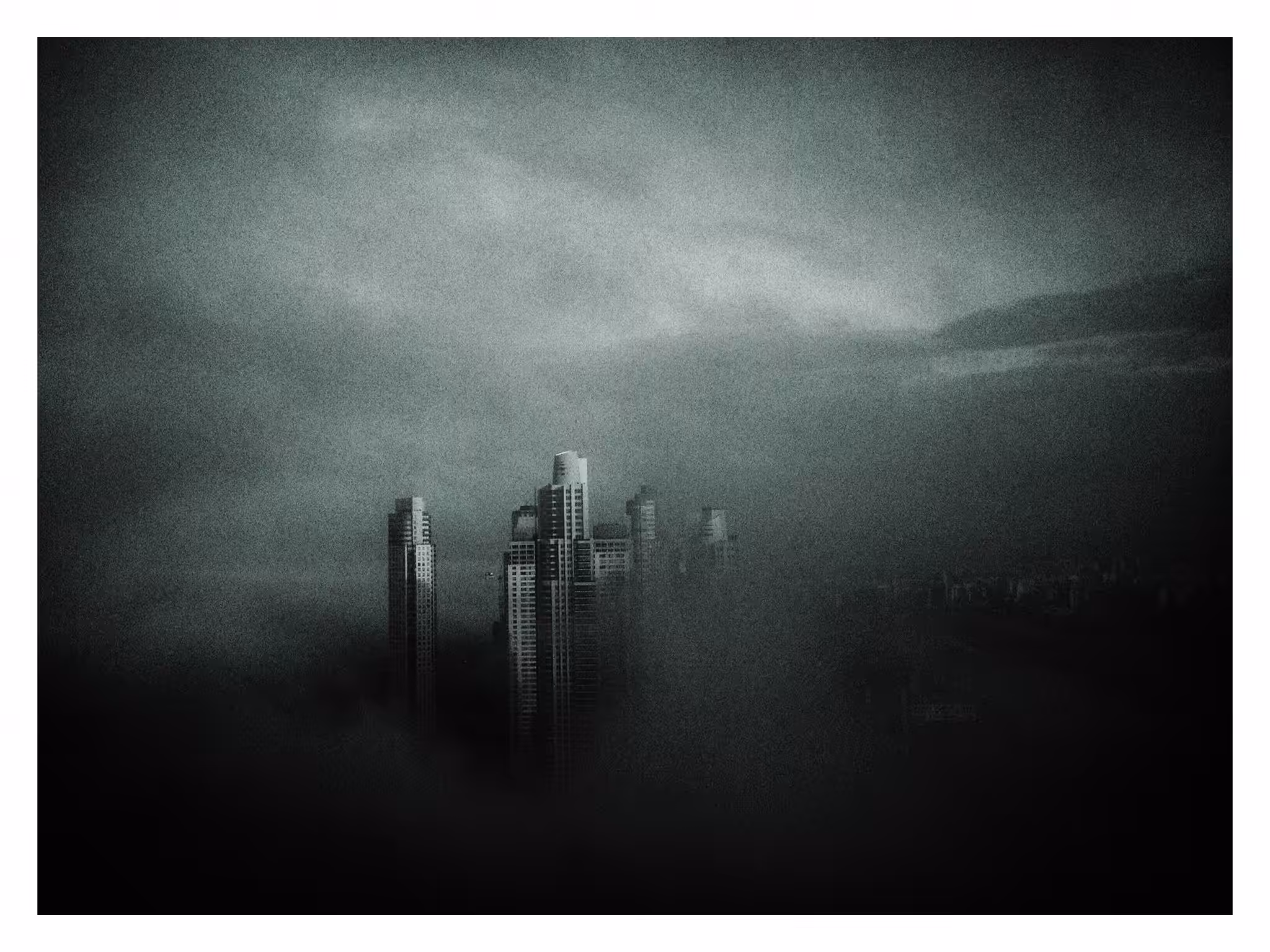 Cloud view of Buenos Aires