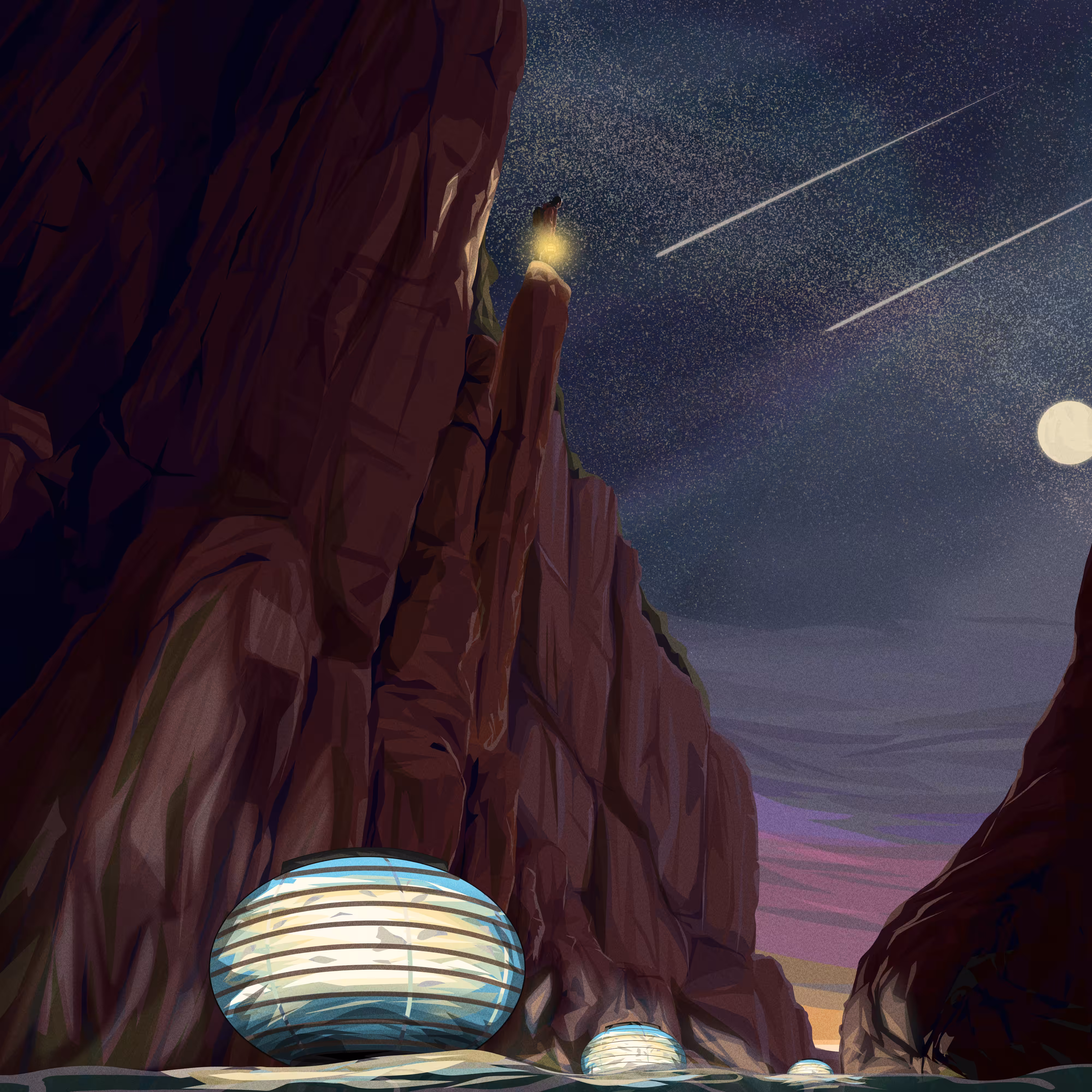 Night With The Billions Light