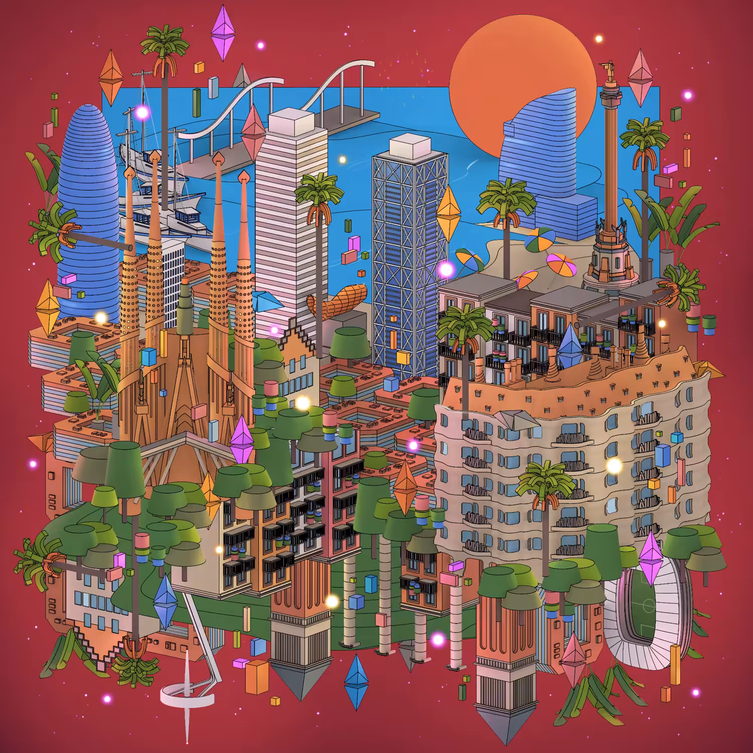 Composition 08: Barcelona