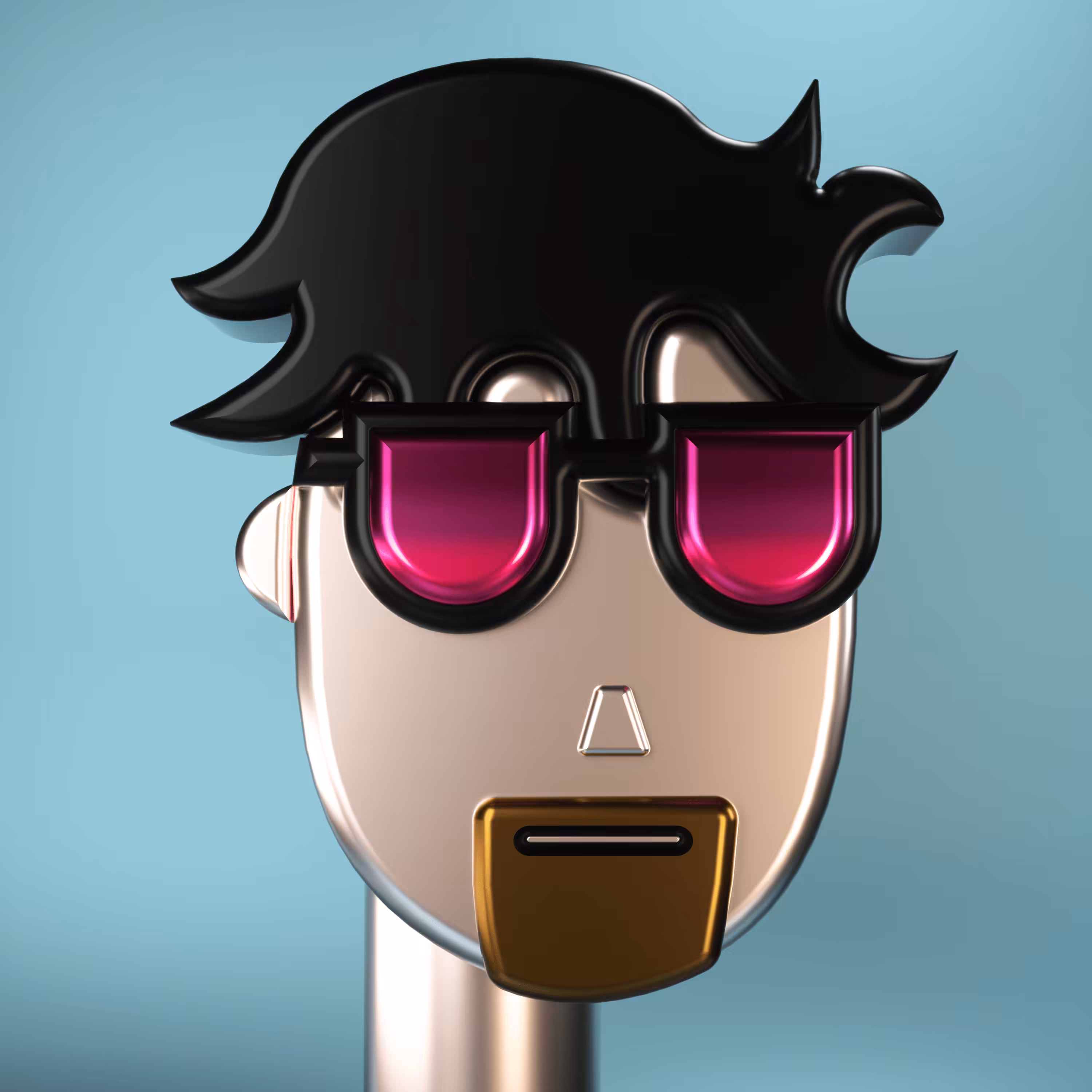 3D Chrome Punk #0826