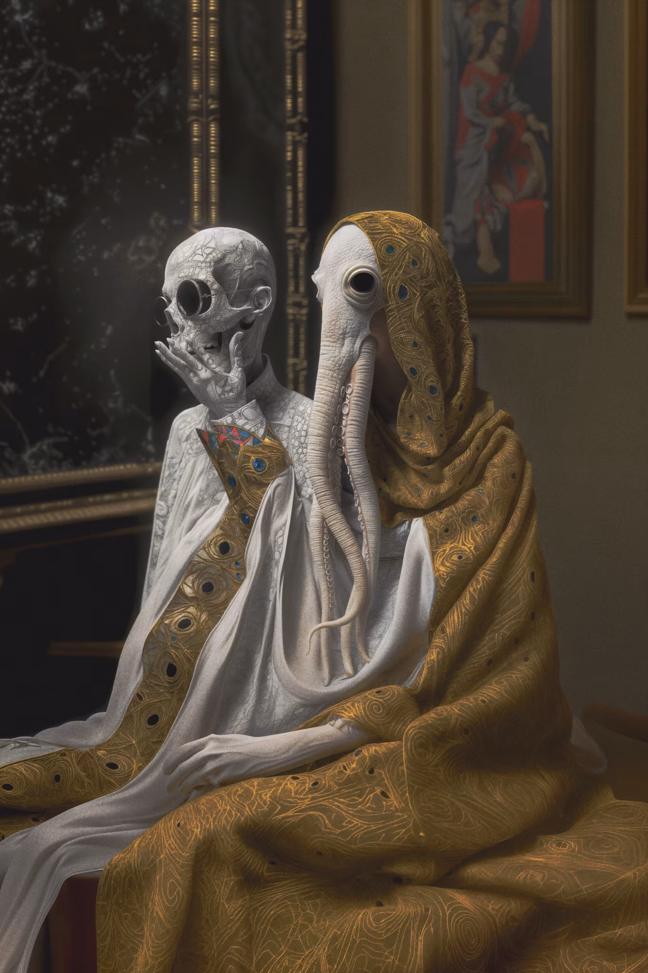 Alien at the Museum #1
