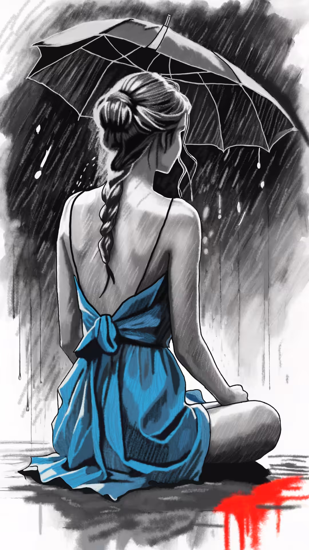 The Stillness Between Drops