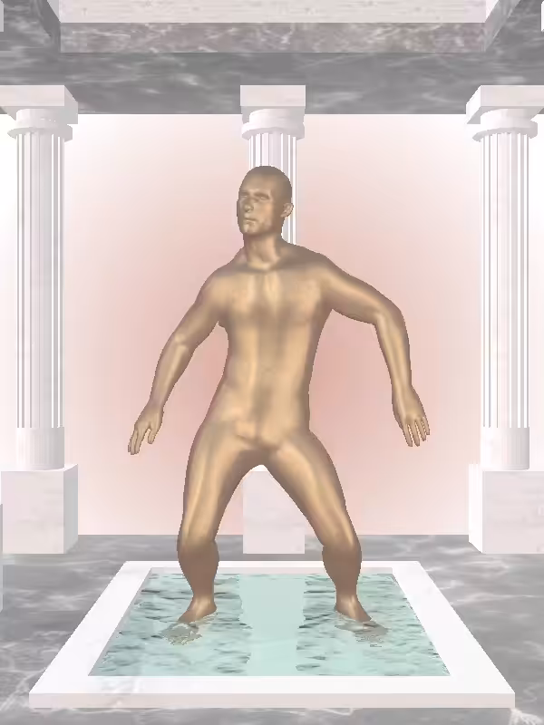 HeavenComputer: The Dancing Old Bronze Man #7147